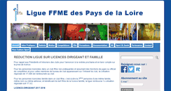 Desktop Screenshot of ffme-paysdelaloire.fr